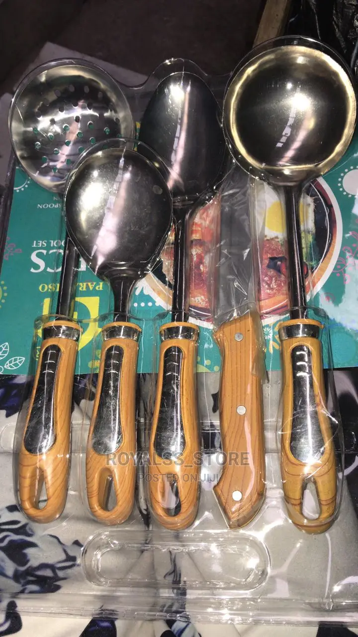 5-in-1 Kitchen Tool Set – Spoon Knife Combo for Easy Cooking