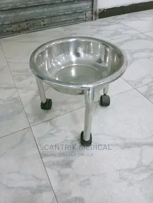 Hospital Bowl Stand Trolley- 'Kick-About'