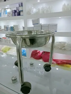 Medical Stainless Steel 'Kick-About' Surgical Trolley