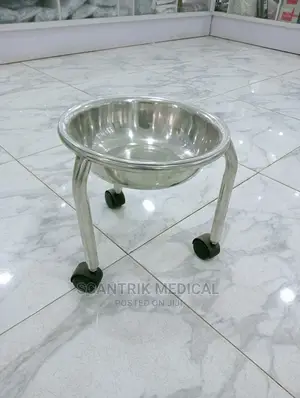 Medical Operating Room Kick Bucket With Casters
