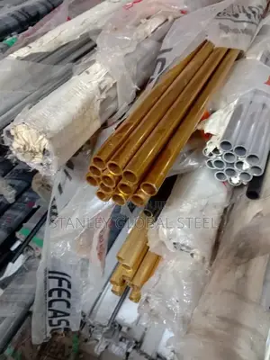 Aluminum Gold and Black Pipes