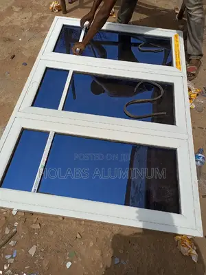 Casement Windows Blue Glass