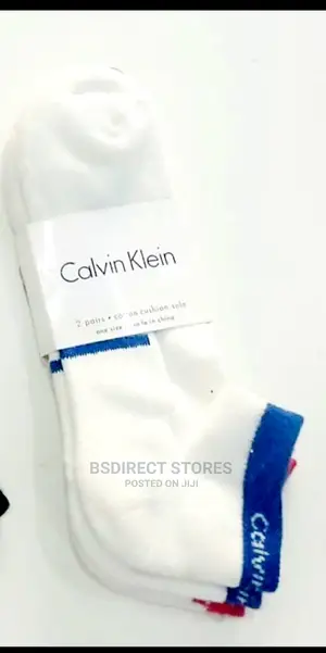 CALVIN KLEIN Unisex Pack of Two Cushioned Trainer Socks