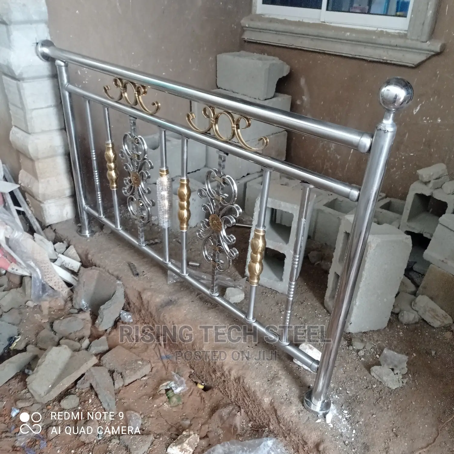 Stainless Handrail Flowers Cumbi Design 304piped