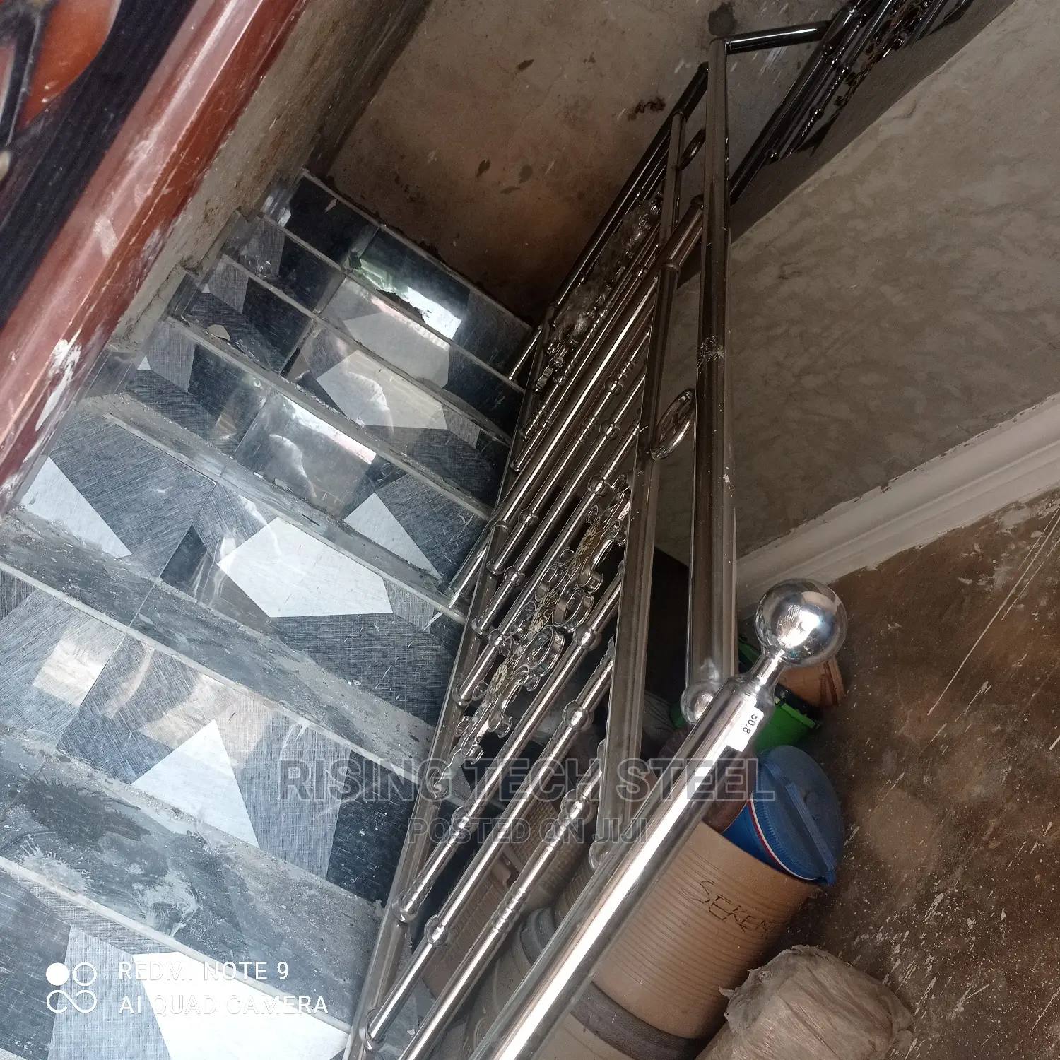 Stainless Handrail Flowers Cumbi Design 304piped