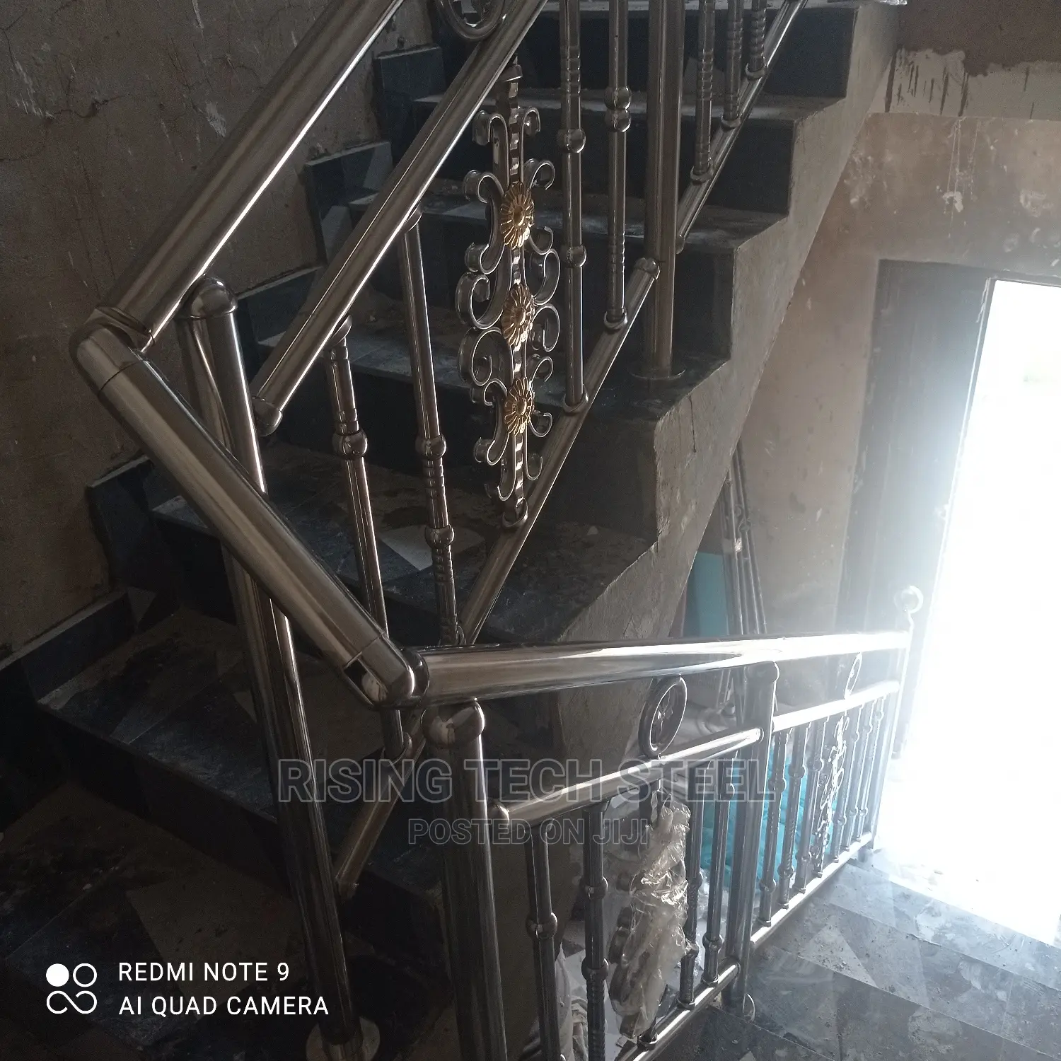 Stainless Handrail Flowers Cumbi Design 304piped
