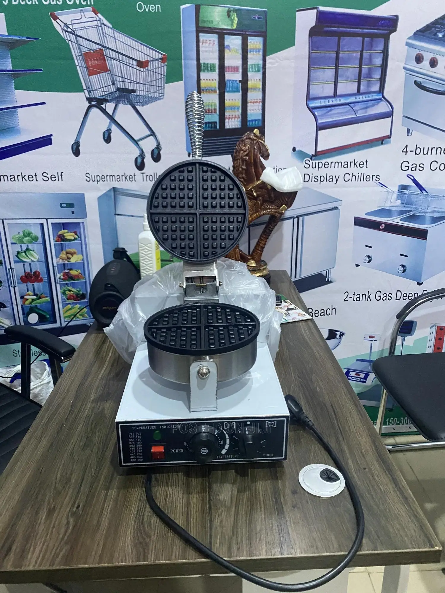 Single Face Waffle Maker Machine