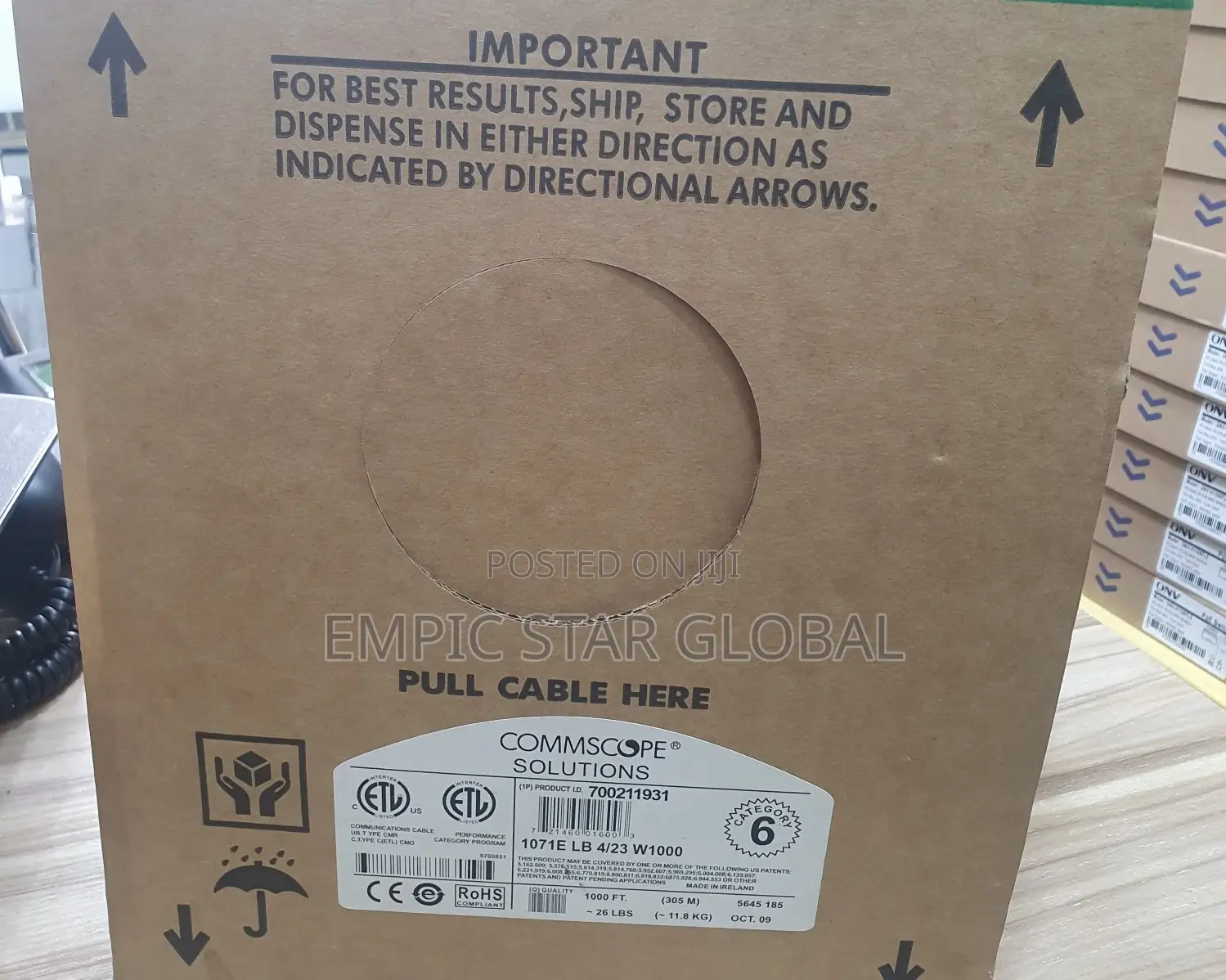 Commscope Systimax Cat6e Utp Cable Copper