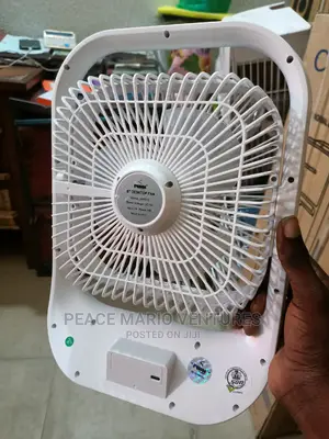 Original Iwin Energy Rechargeable Desktop Fan 8inches