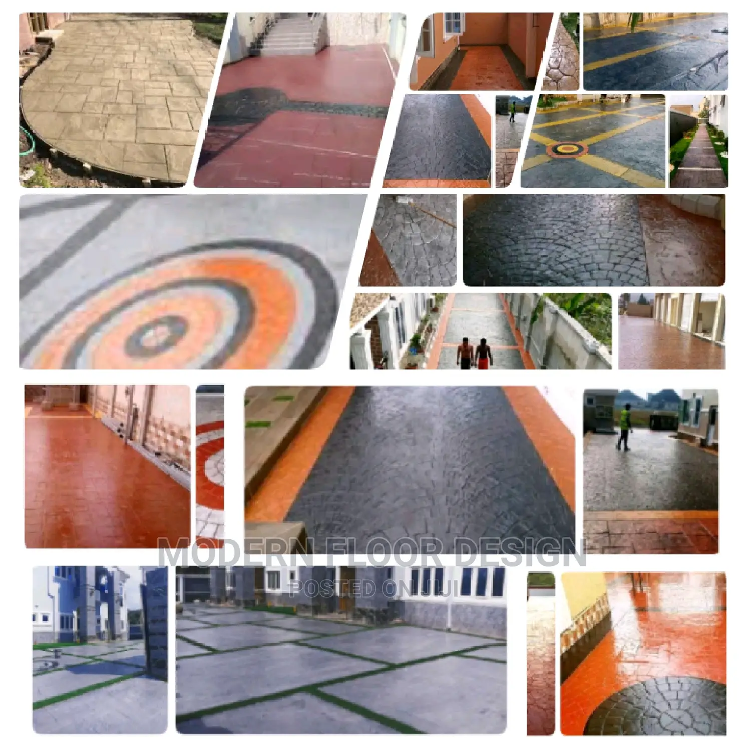 Down Modern Stamps Floor