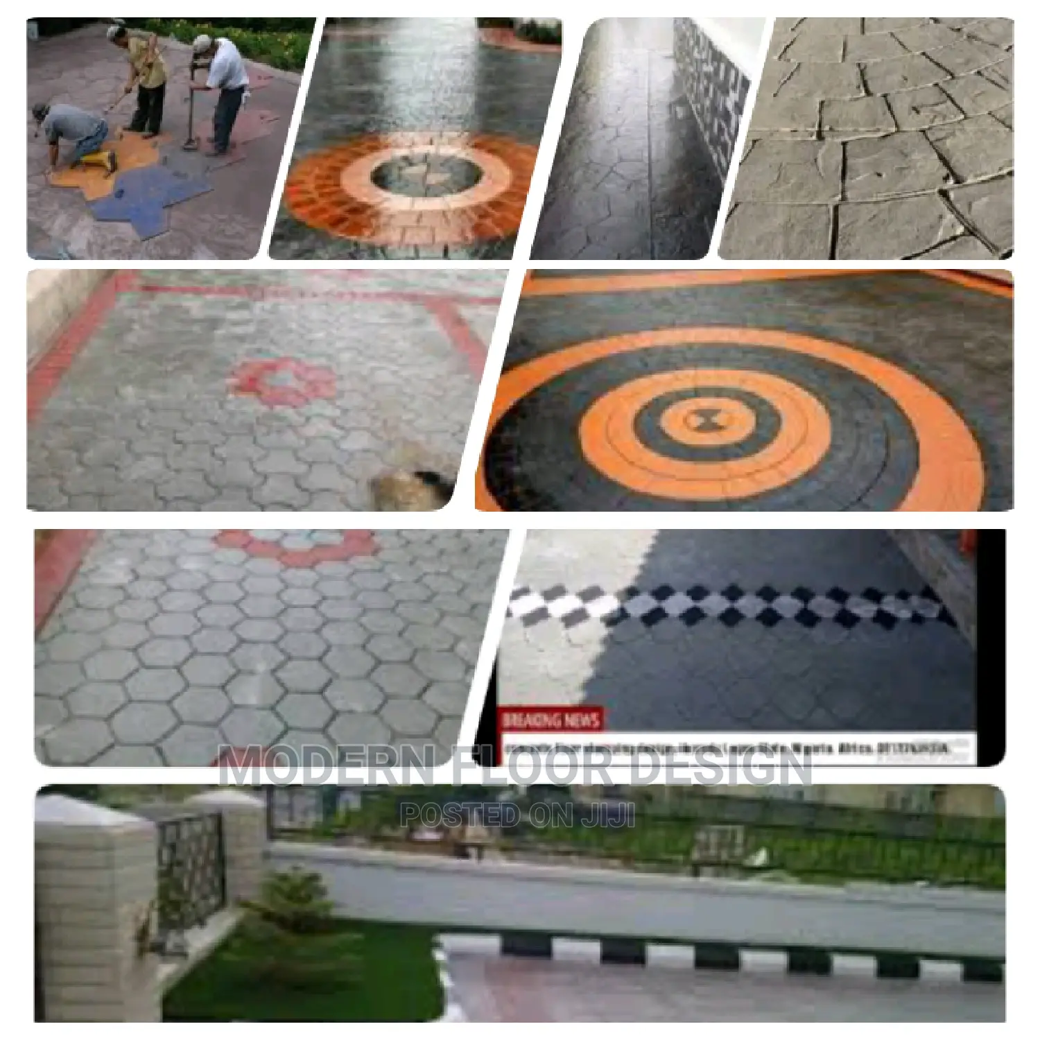 Down Modern Stamps Floor