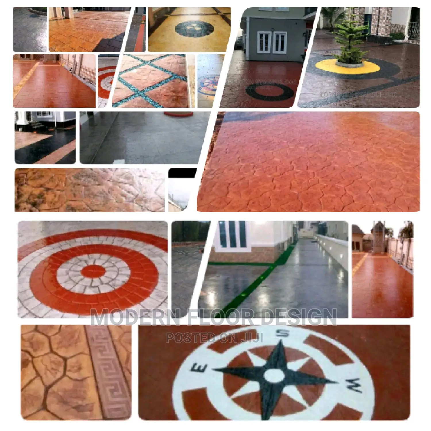 Down Modern Stamps Floor