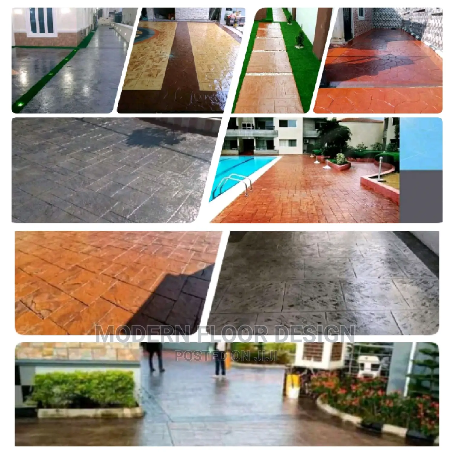 Down Modern Stamps Floor