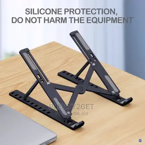 ABS Laptop Stand Desktop Bracket Can Be Folded Up and Down