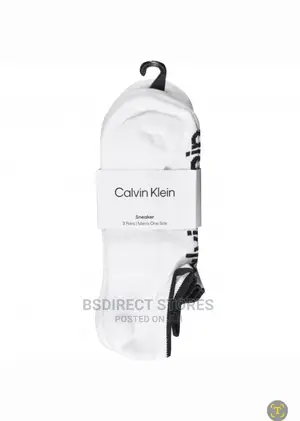 Calvin Klein 3-Pack Logo Sneaker Men Trainer Socks