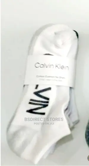 Calvin Klein 3-Pack Logo Sneaker Men Trainer Socks