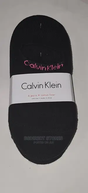 Calvin Klein Invisible 6 Pack Trainer Sneaker No Show Socks