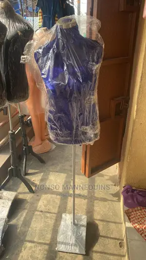 Female Size 10 Body Blue Colour Dressform Stand