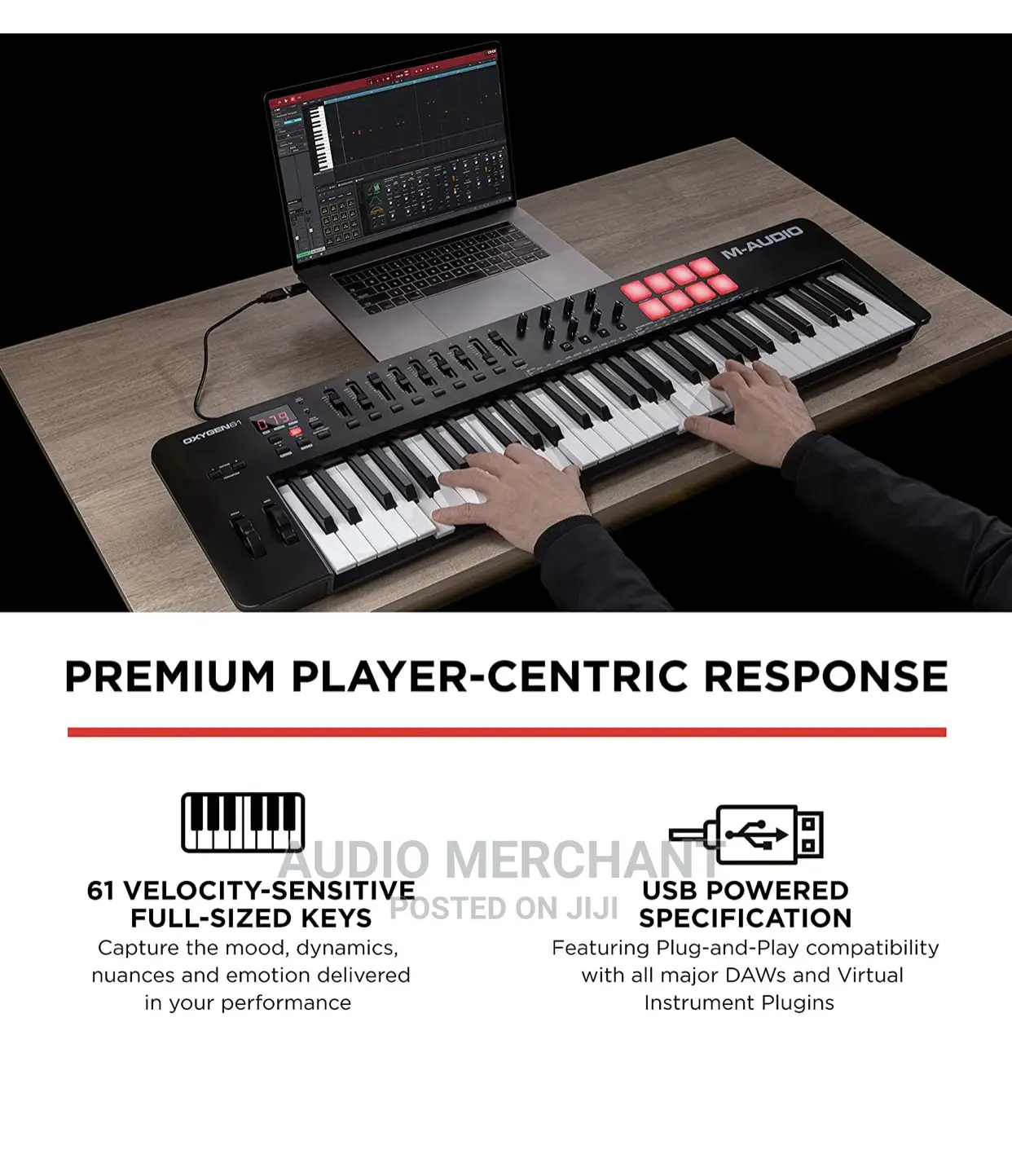 M-Audio Oxygen 61 Midi Keyboard Controller