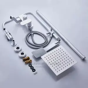 White Shower Mixer