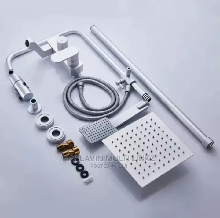 White Shower Mixer