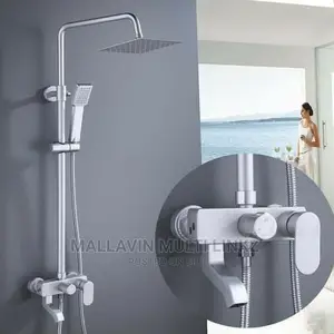White Shower Mixer