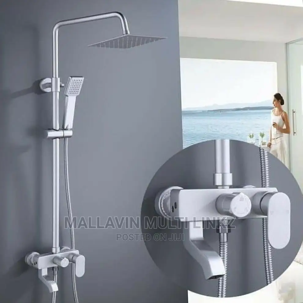 White Shower Mixer
