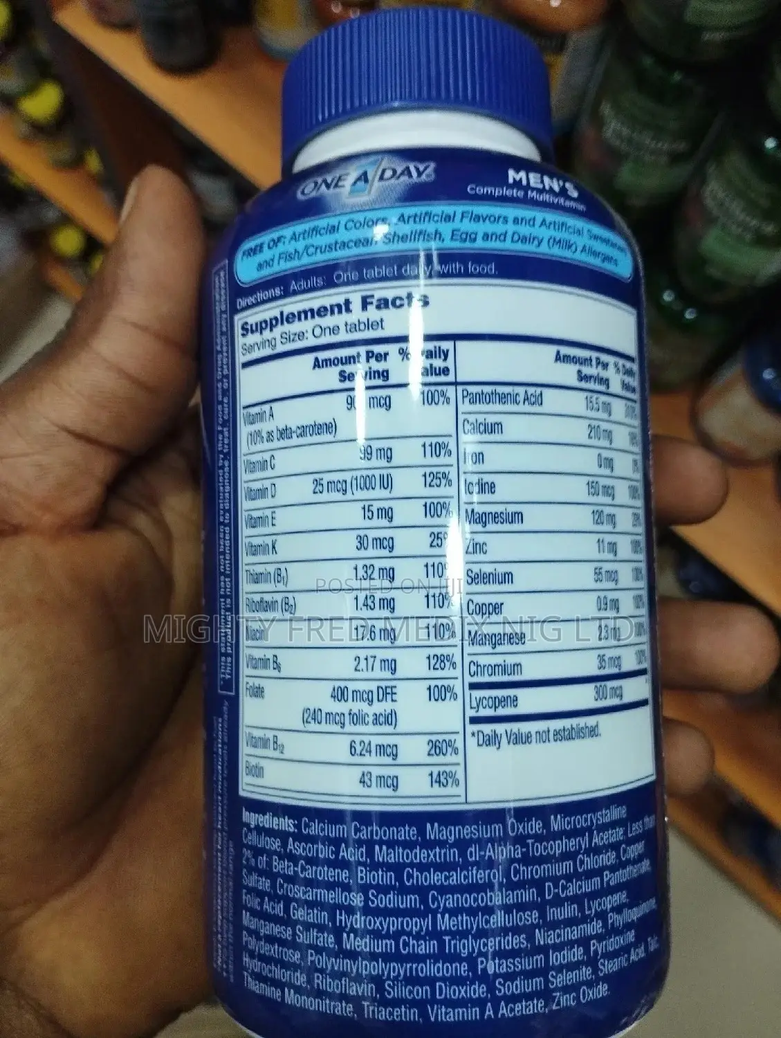 ONE a DAY Men's Multivitamins 300tablets