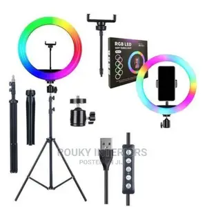 18" RGB Rainbow Ring Light