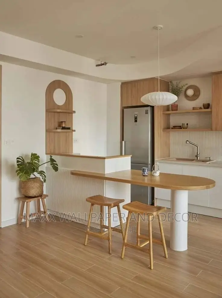 Fluted Wallpanels Can Be Used on Your Kitchen Table