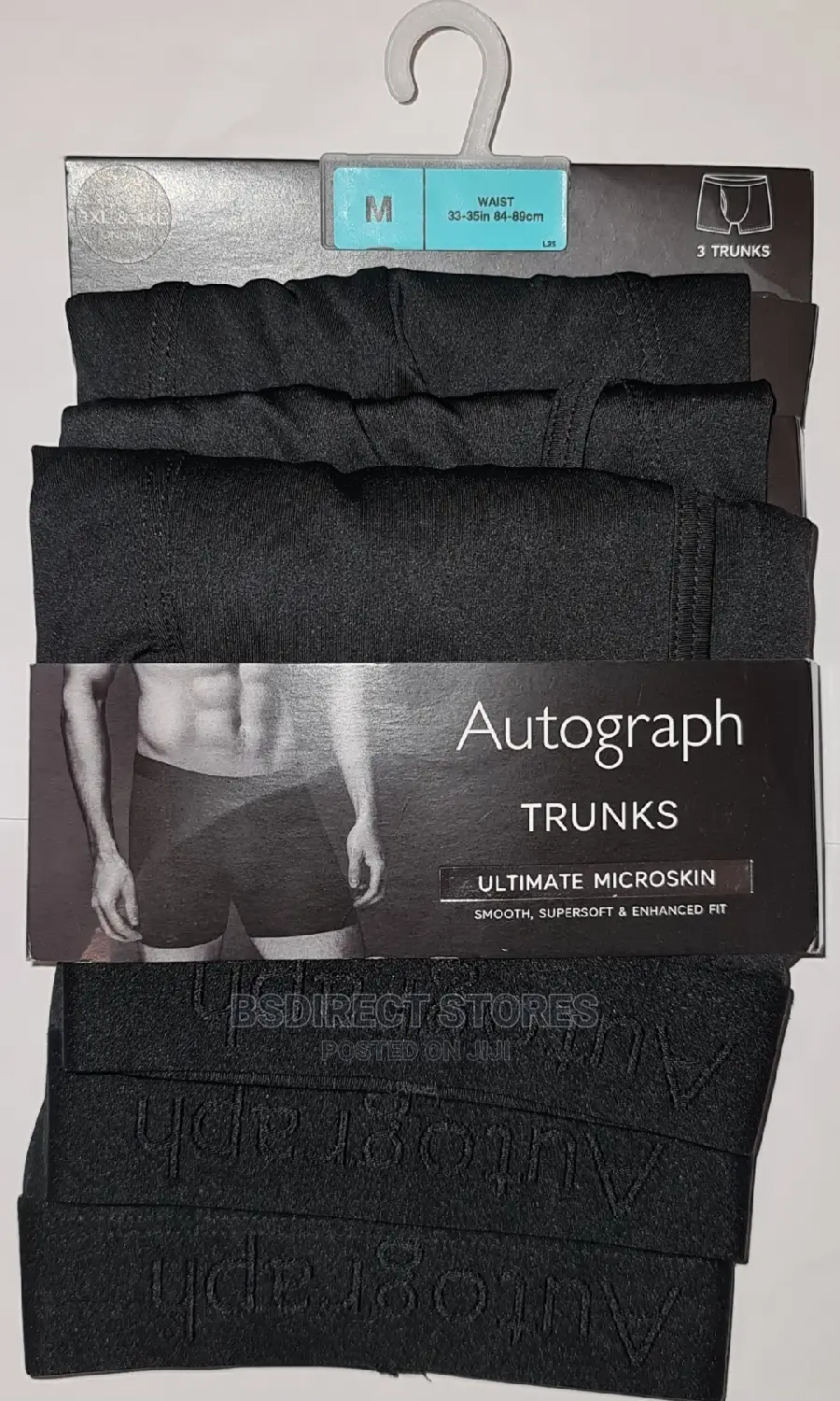MARKS AND SPENCER Super Soft Men 3 Pack Microskin Trunks