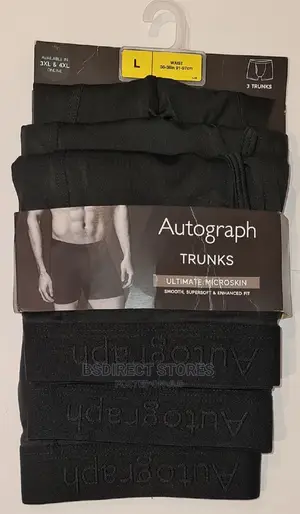 MARKS AND SPENCER Super Soft Men 3 Pack Microskin Trunks
