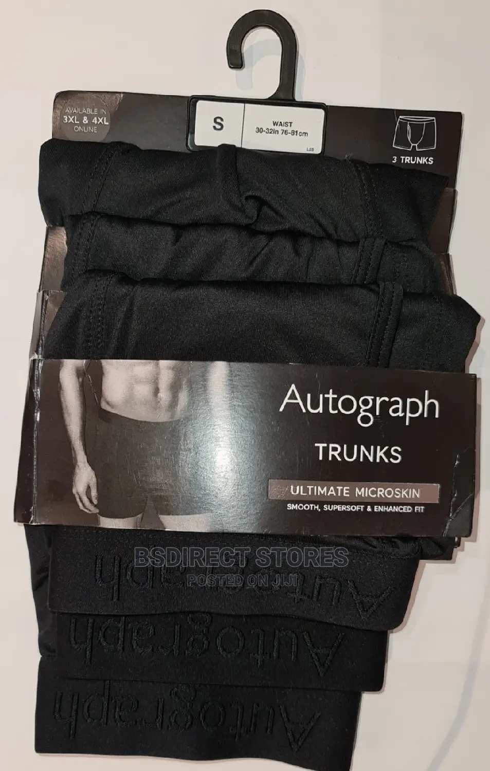 MARKS AND SPENCER Super Soft Men 3 Pack Microskin Trunks