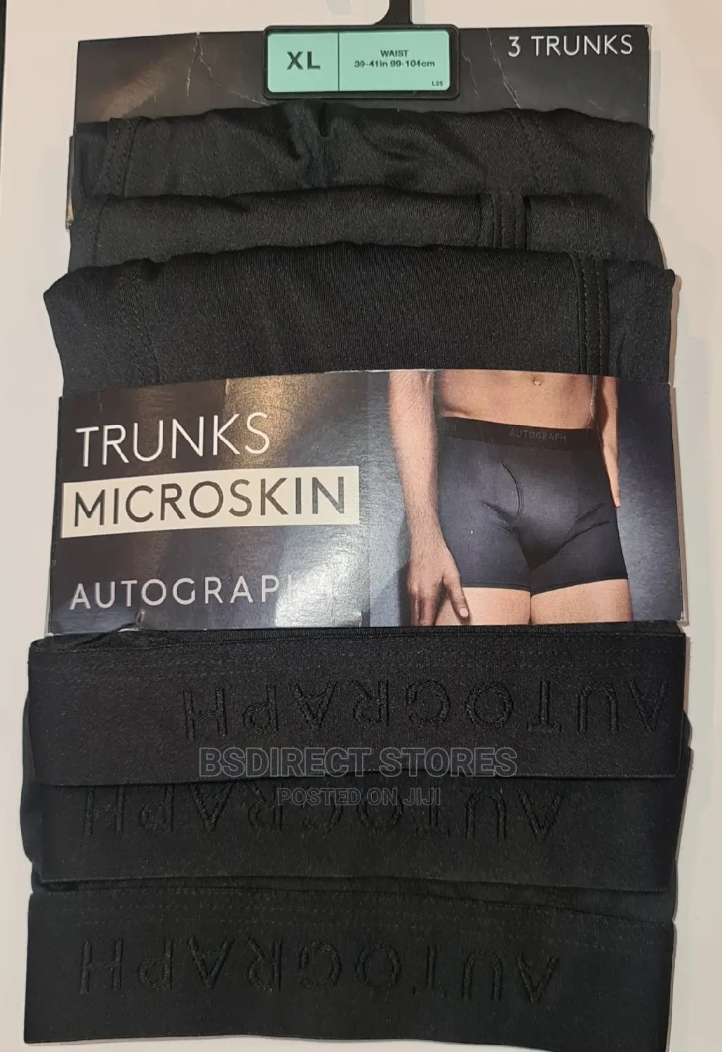 MARKS AND SPENCER Super Soft Men 3 Pack Microskin Trunks