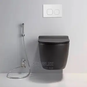 Conceal Wc Matt Black 5919