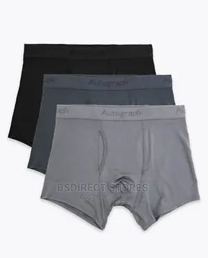 Marks And Spencer Grey Mix 3 Pack Ultimate Microskin Trunks