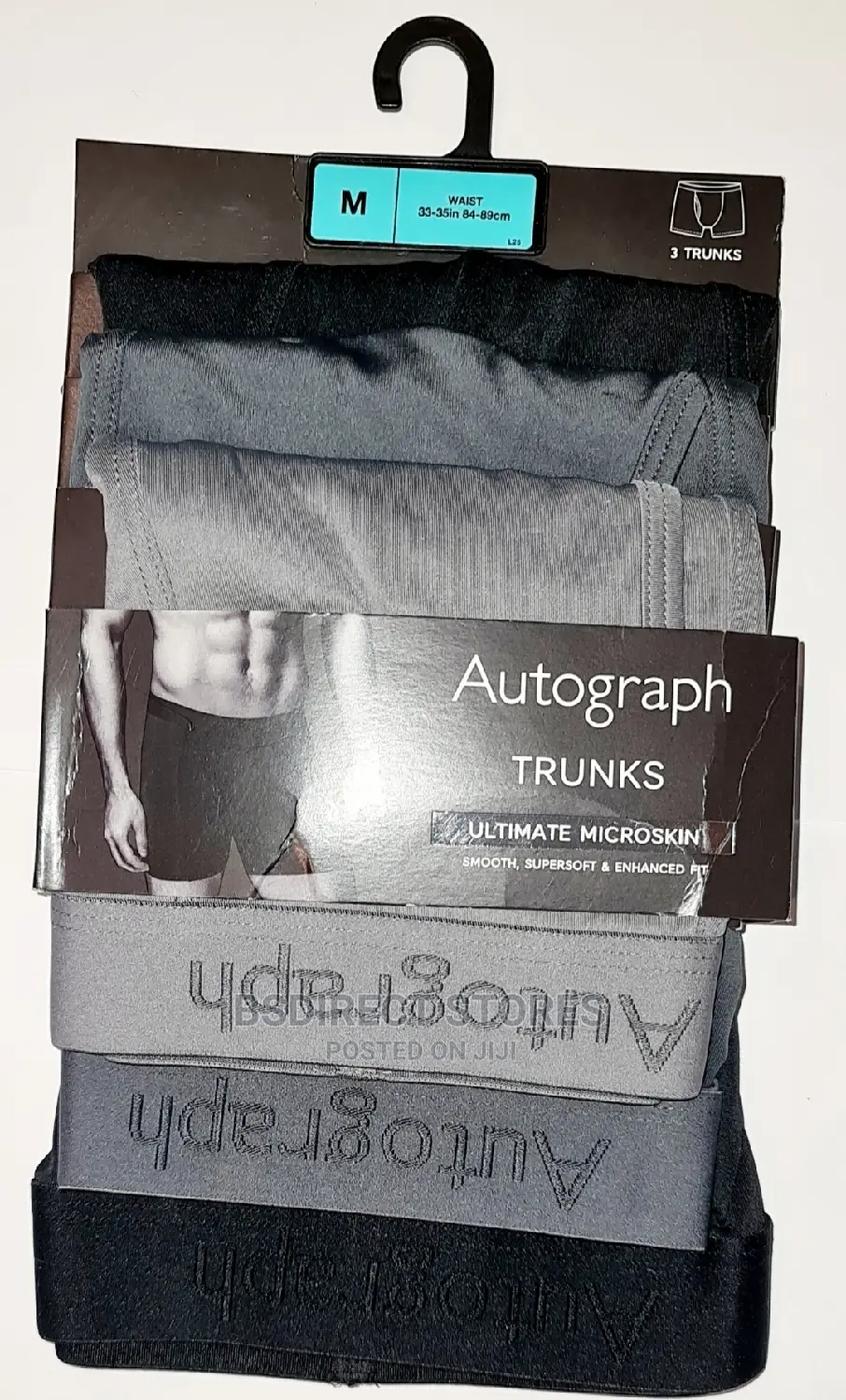 Marks And Spencer Grey Mix 3 Pack Ultimate Microskin Trunks