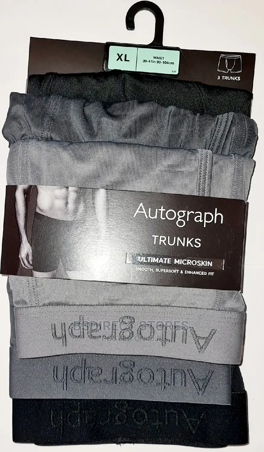 Marks And Spencer Grey Mix 3 Pack Ultimate Microskin Trunks