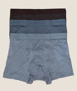 Marks and Spencer Polka-Dot 3 Pack Microskin Supersoft Trunk