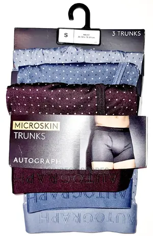 Marks and Spencer Polka-Dot 3 Pack Microskin Supersoft Trunk