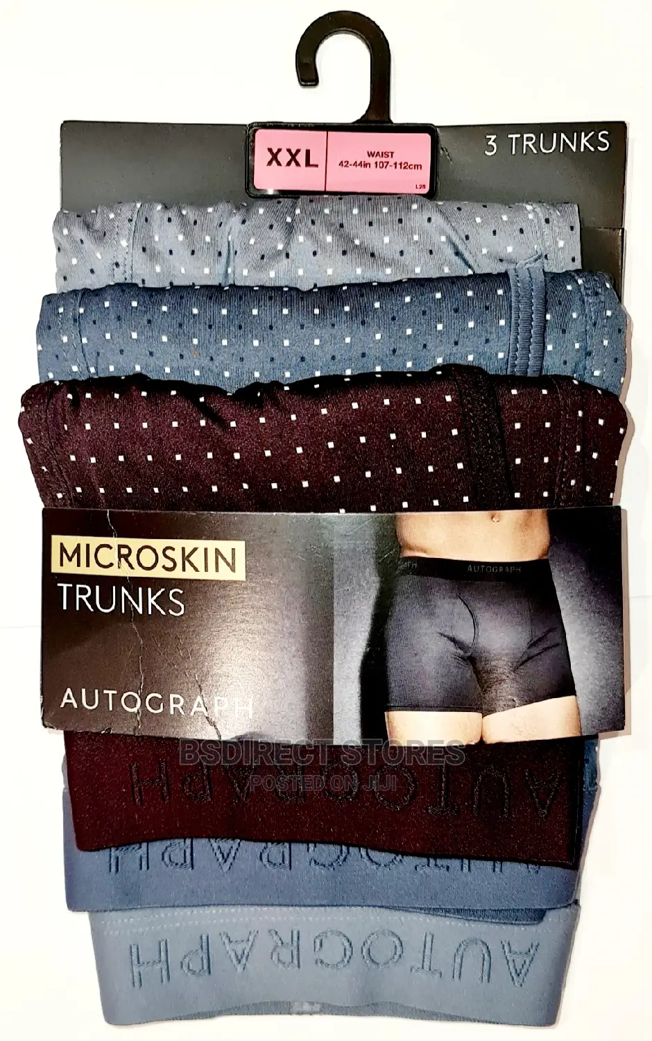 Marks and Spencer Polka-Dot 3 Pack Microskin Supersoft Trunk