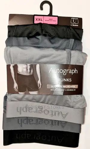 Marks And Spencer Grey Mix 3 Pack Ultimate Microskin Trunks