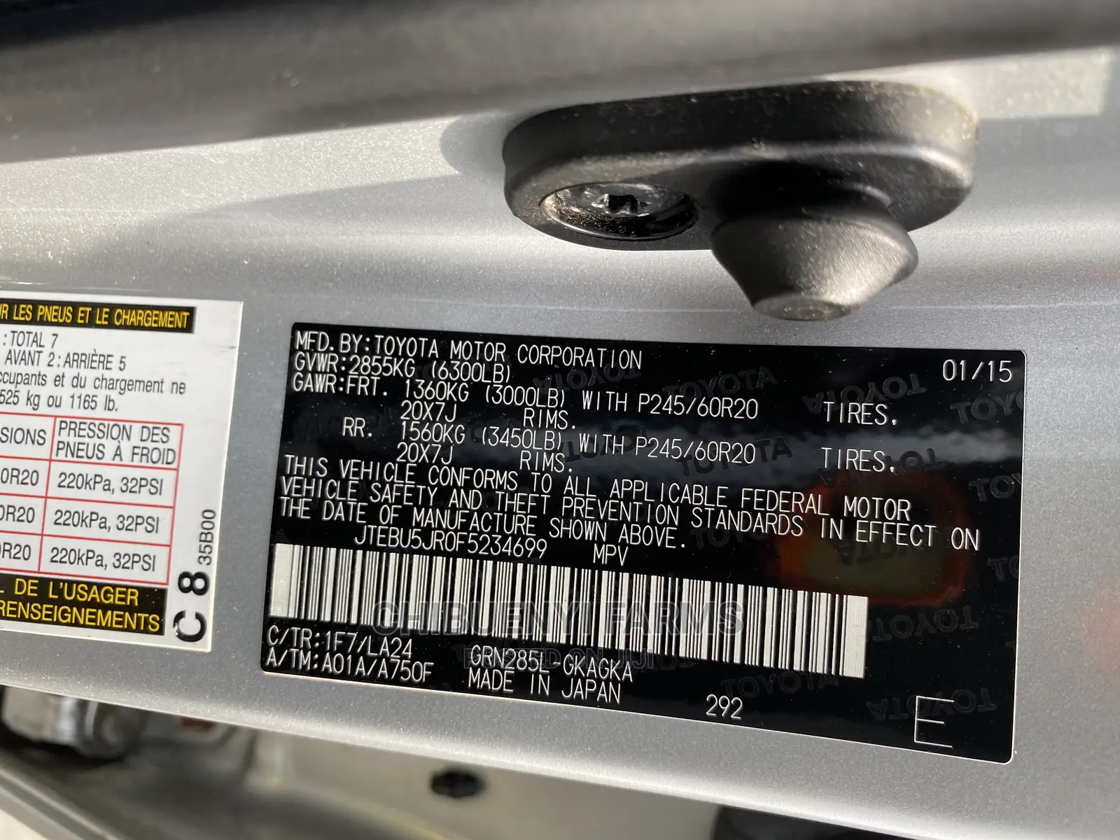 Toyota 4-Runner 2016 Silver