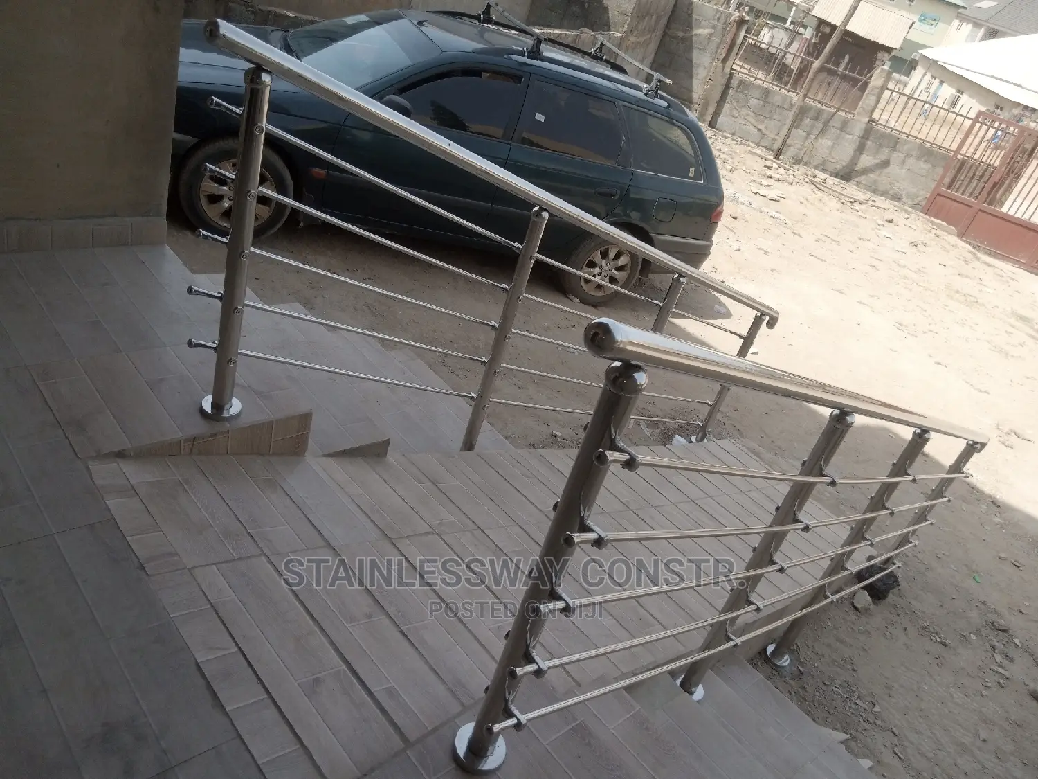 Entrance Stainless Railing Barricade