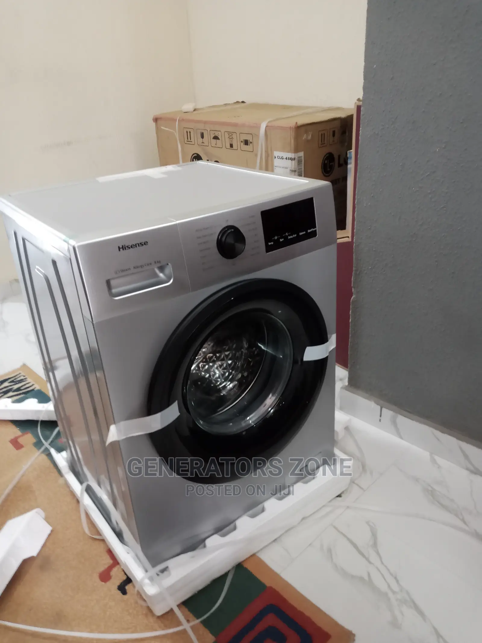 8kg Hisense Washing Machine Front Load+ Dryer| Silver