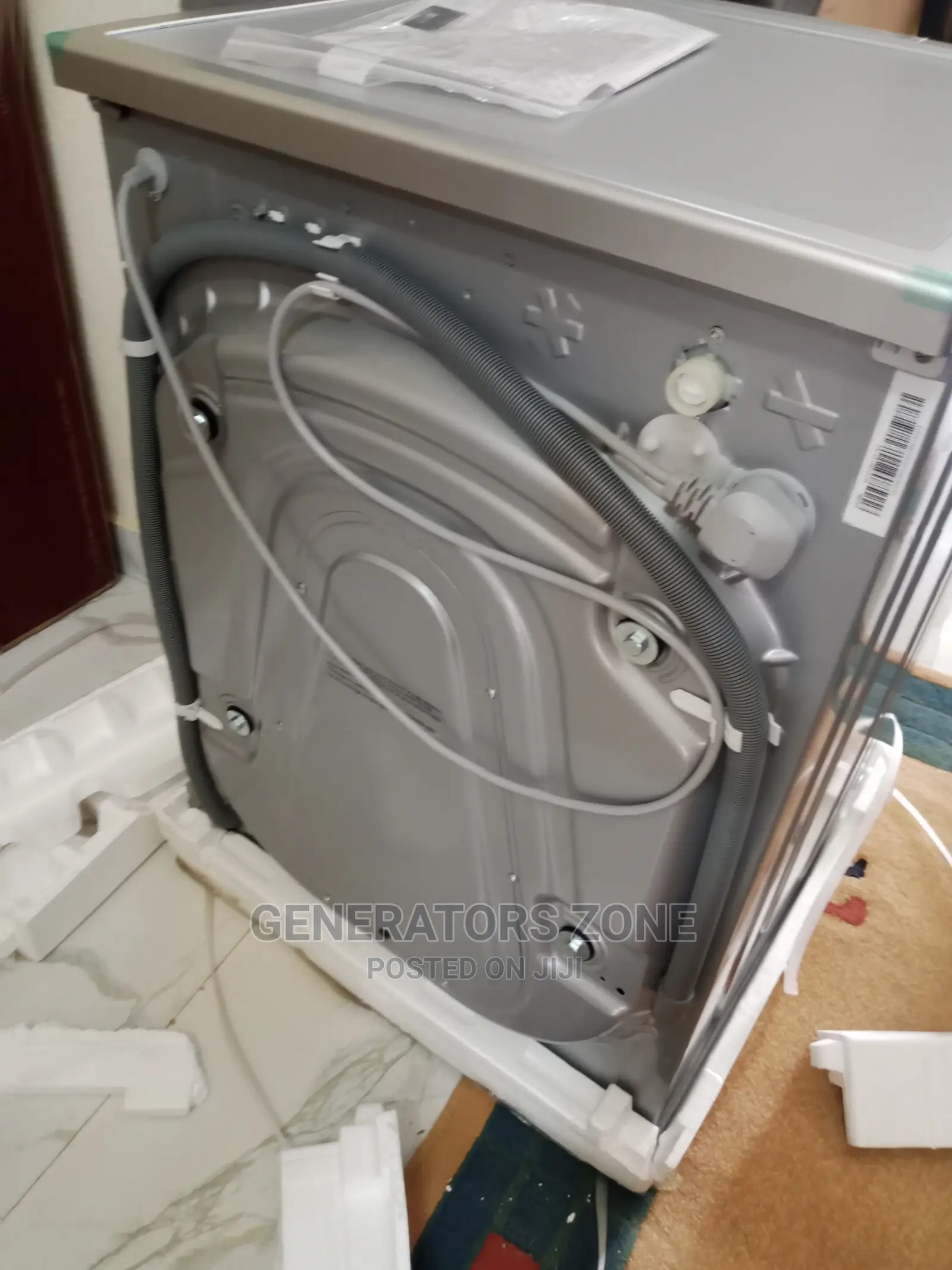 Hisense Front Load Washing Machine, 8kg,Smart Control-Silver