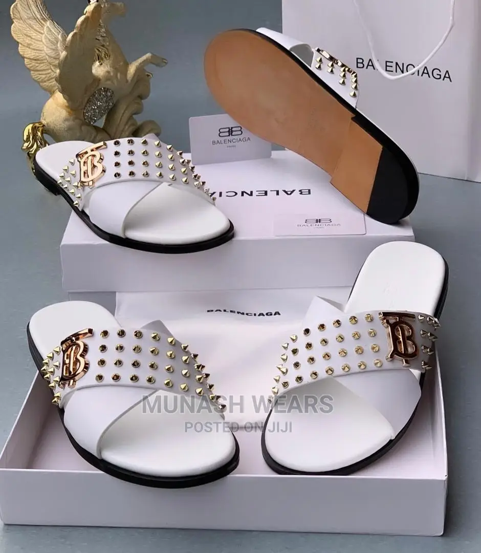 BALENCIAGA Leather Slipers