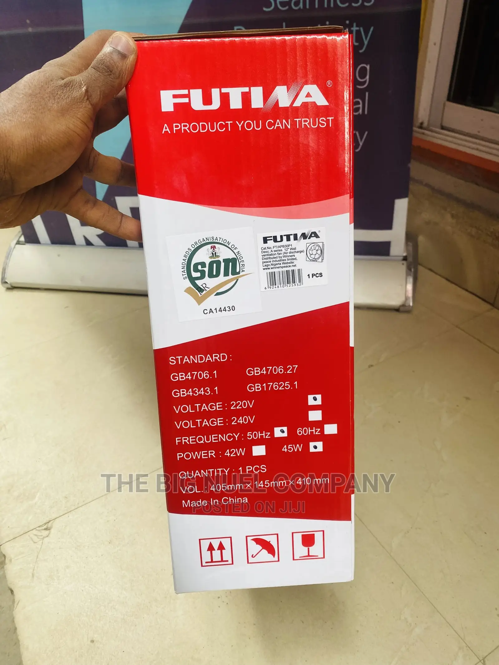 VENTILATION FAN 12” for Kitchen, Bathroom and Stores