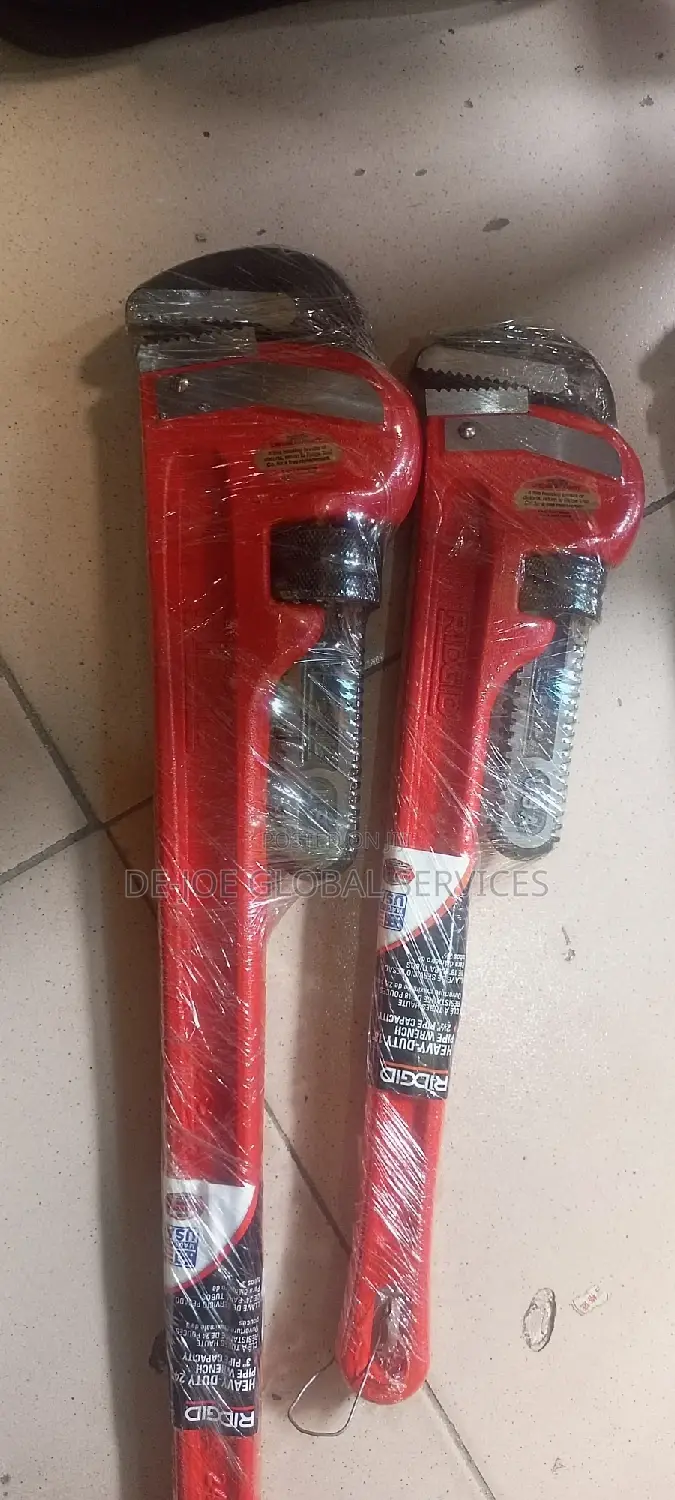 24-Inch RIDGID Adjustable Pipe Wrench – Heavy Duty
