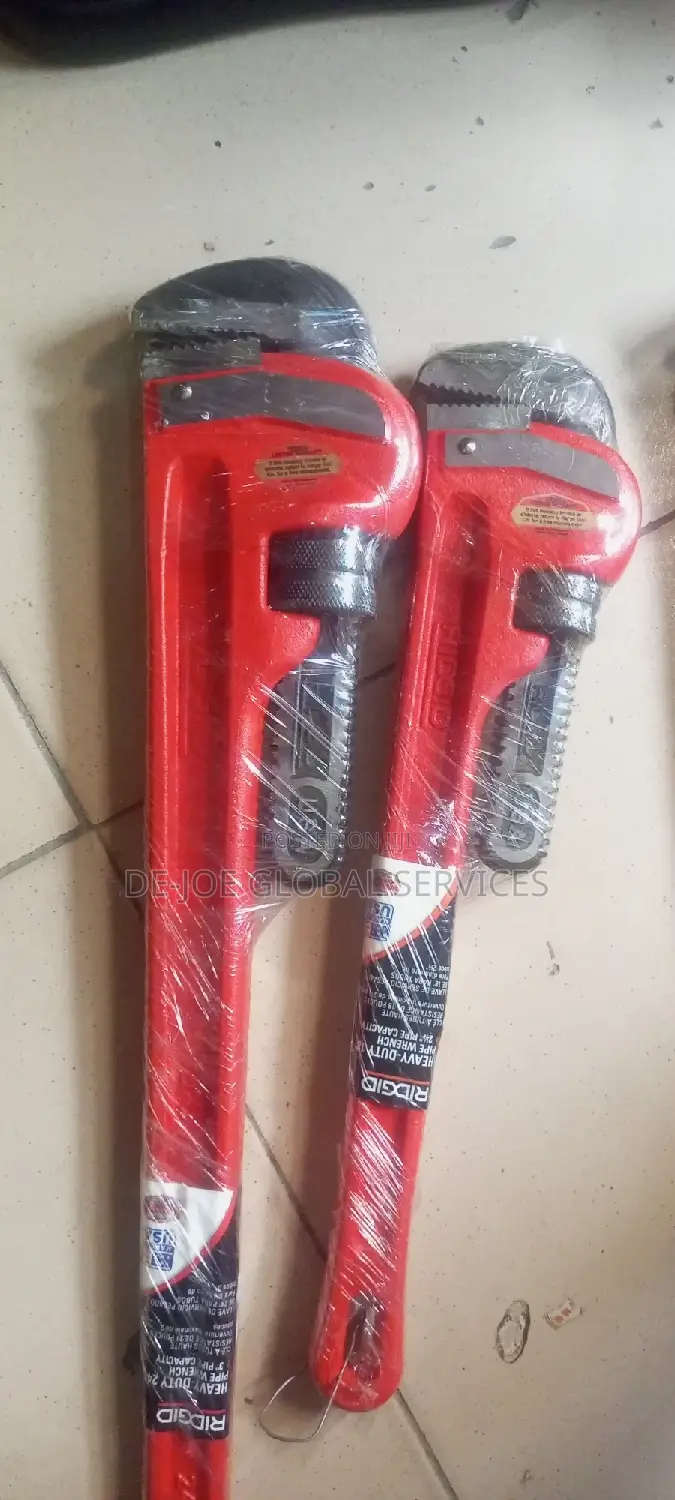 18-Inch RIDGID Adjustable Pipe Wrench – Heavy Duty